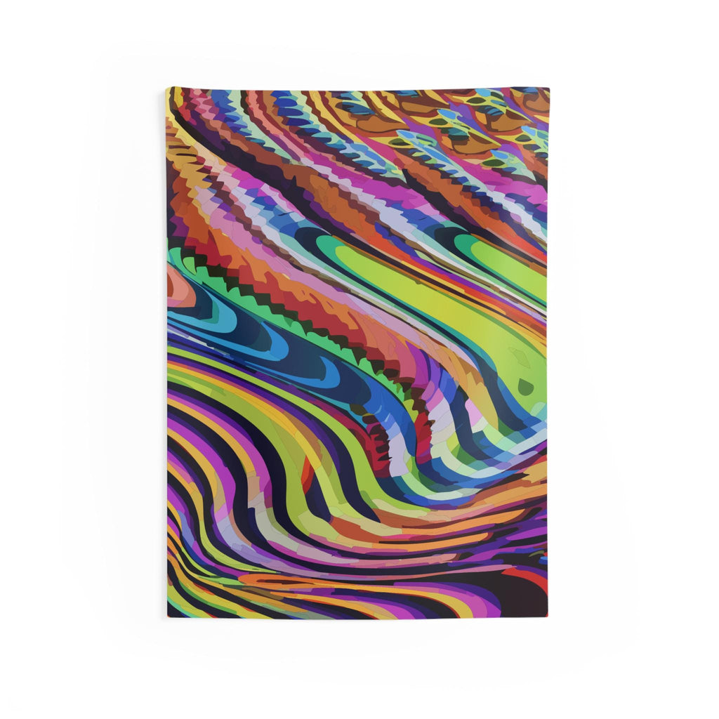 Psychedelic Abstract Wall Tapestry, Trippy Home Decor