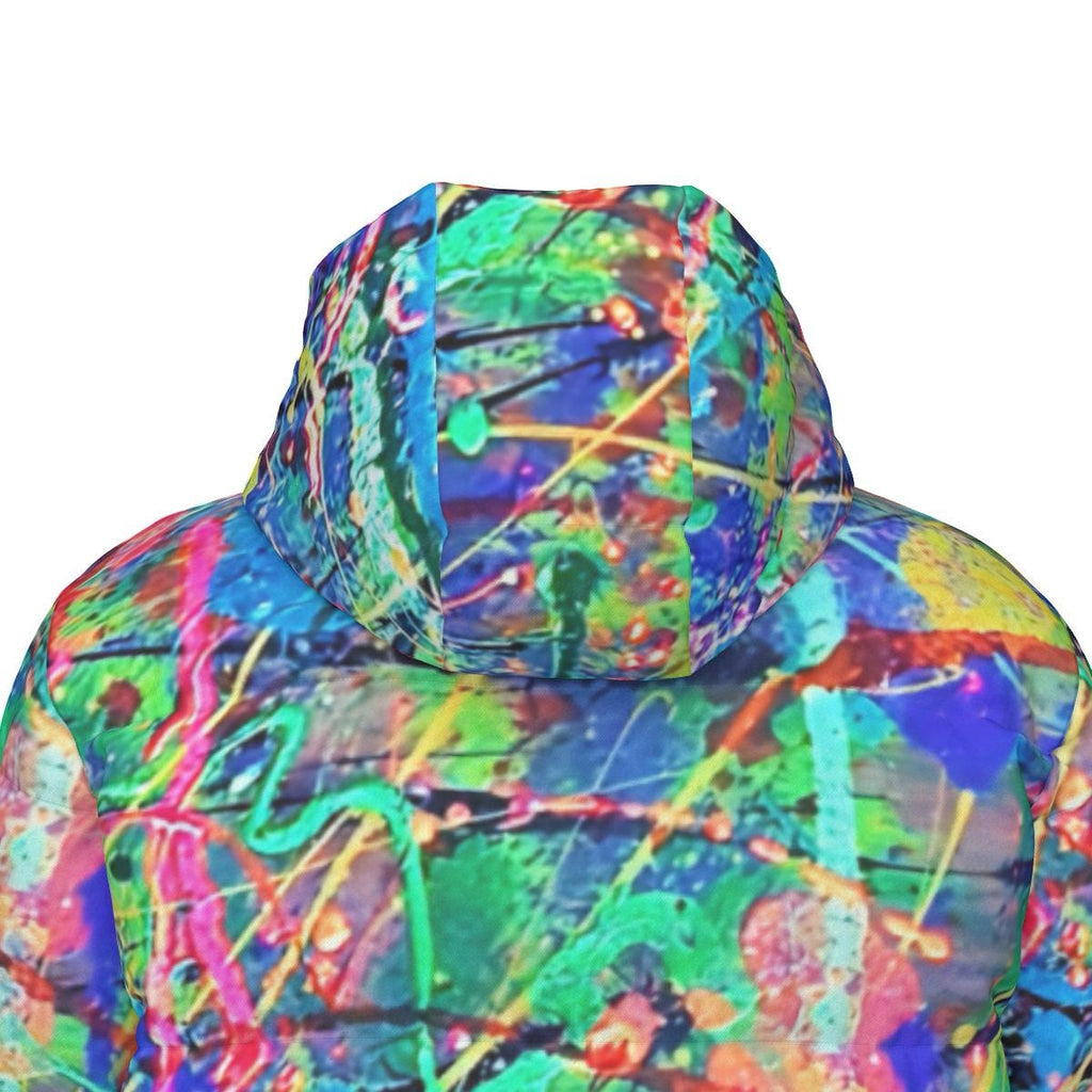 All-Over Print Unisex Long Down Jacket