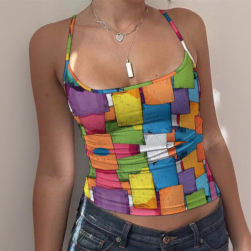 All-Over Print Women's Spaghetti Strap Tank Top