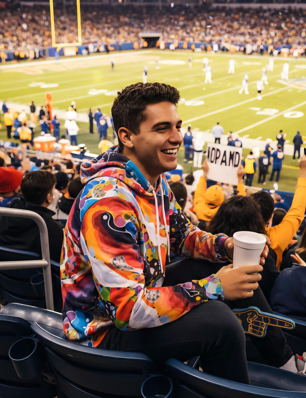 All-Over Print Women's Pullover Hoodie With Drawstring