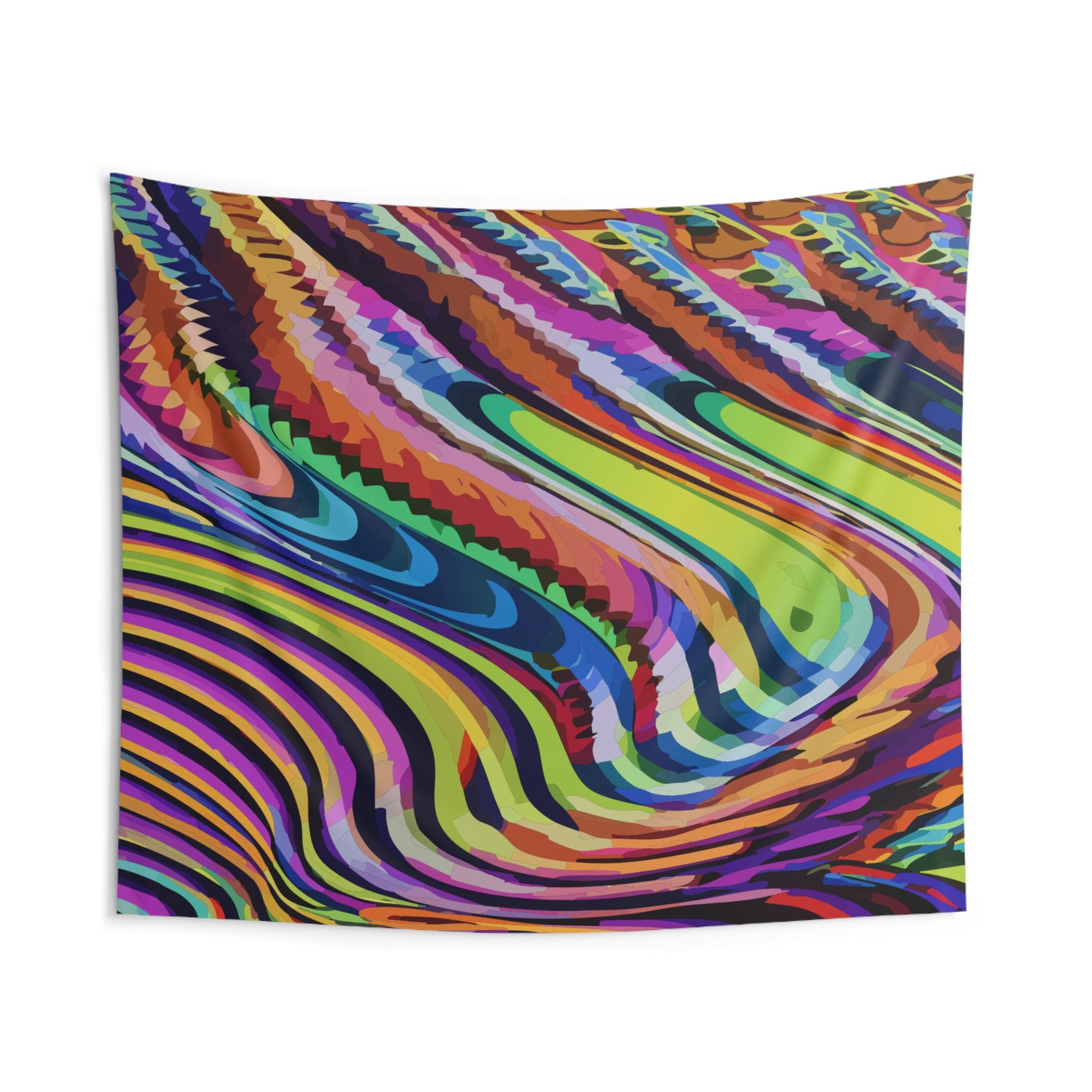 Psychedelic Abstract Wall Tapestry, Trippy Home Decor