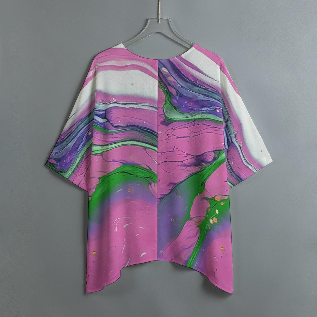 All-Over Print Women's Bat Sleeve Shirt