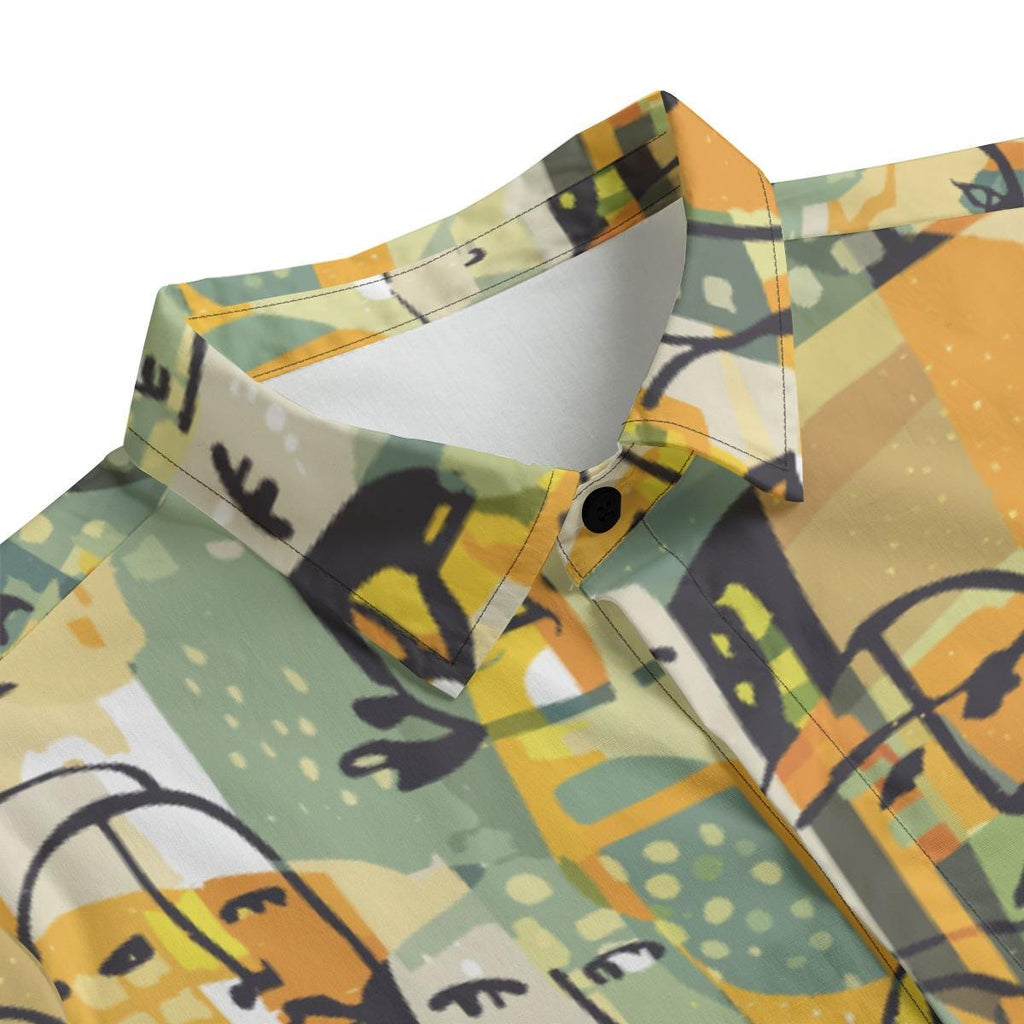 Abstract Faces All-Over Streetwear Shirt