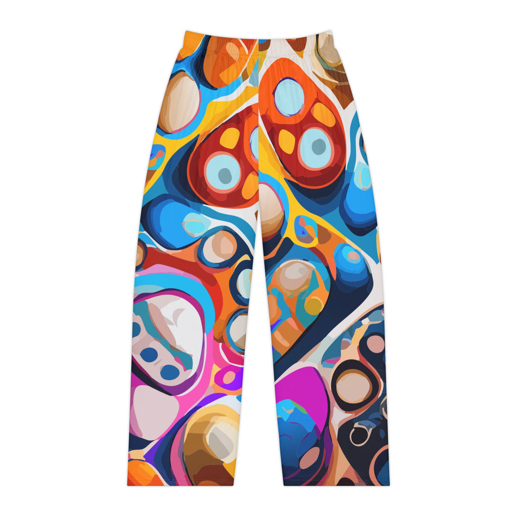 The "Chromatic Dreams" Pajama Pants - Abstract Maximalist Art | Lightweight & Soft-Brushed | Assembled in the USA | Dyles Mavis Original