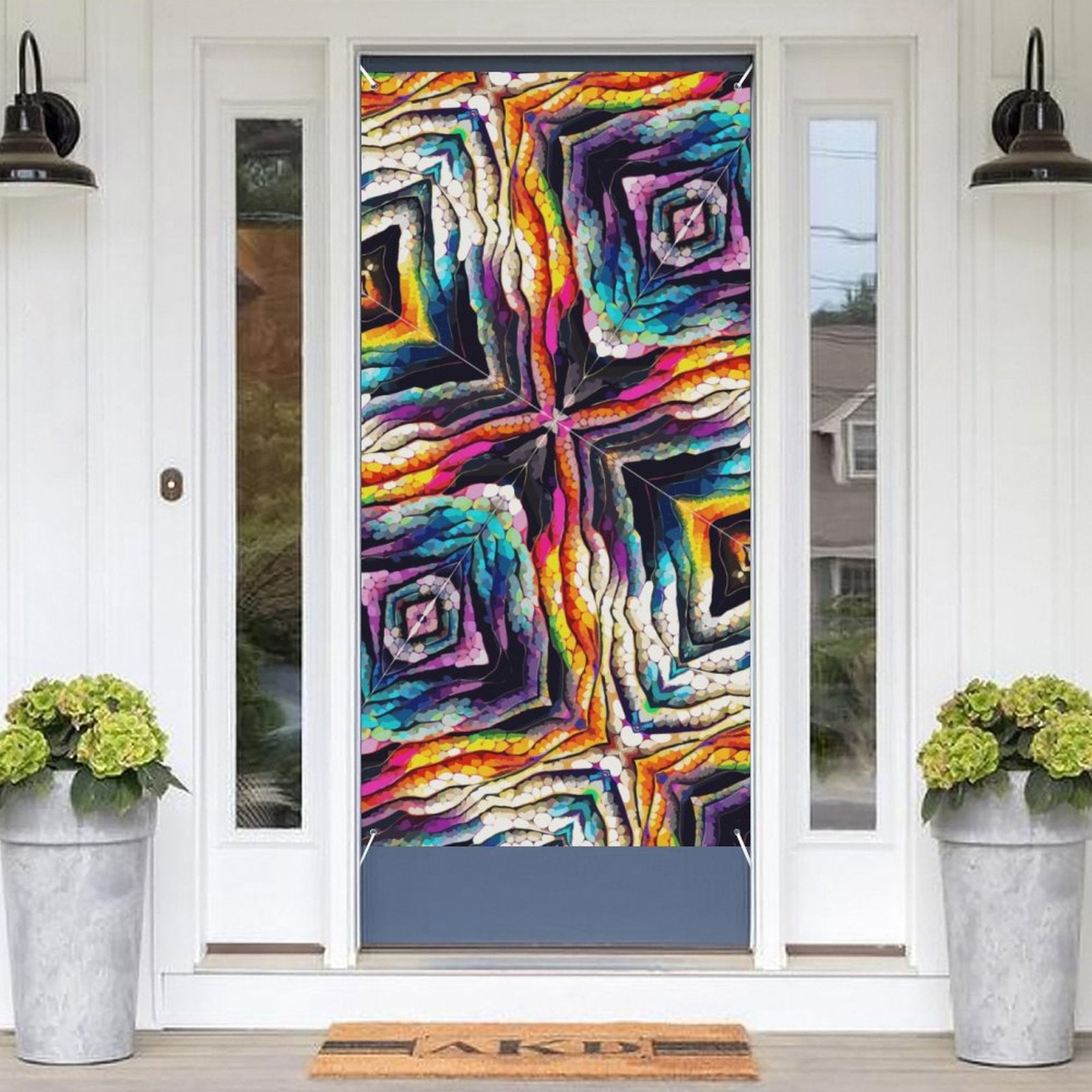 Decorative Door Curtain-35.43"×70.87 "/90x180cm