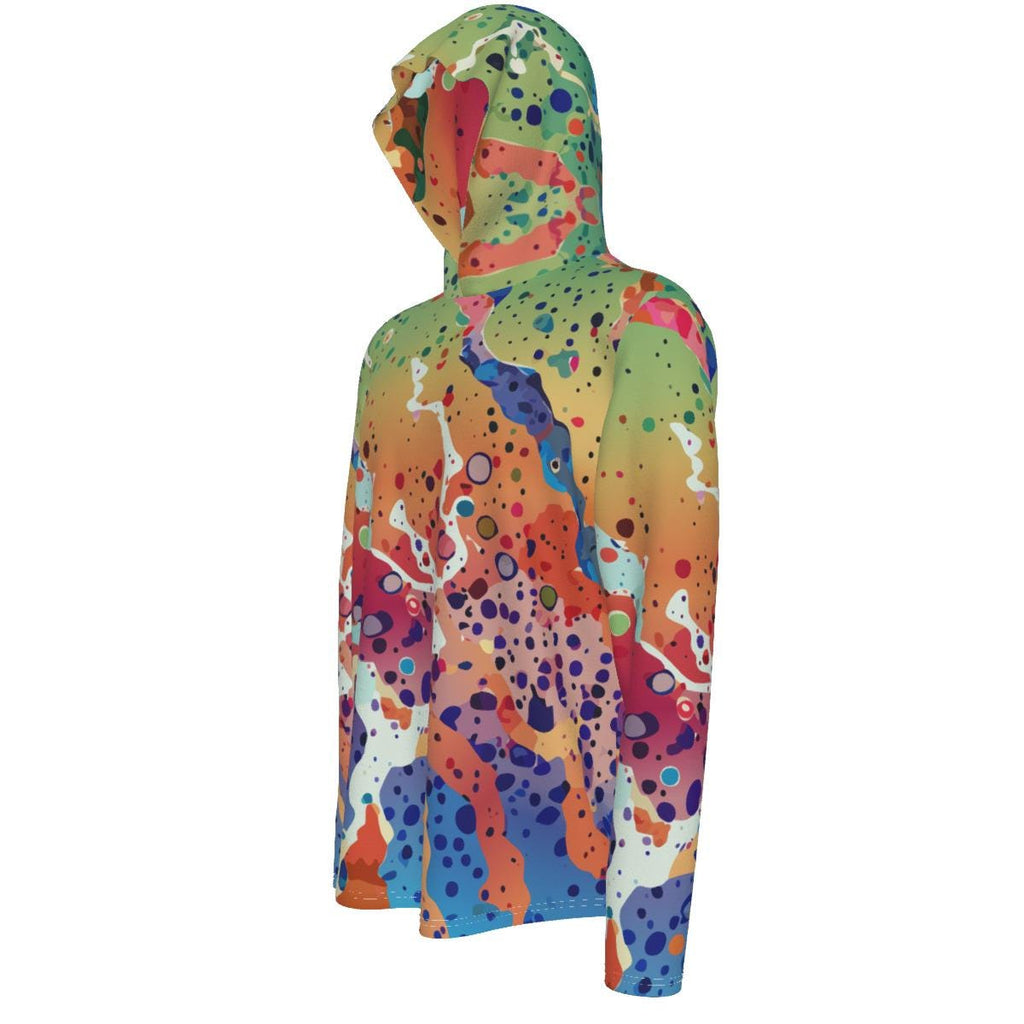 All-Over Print Men's Sunscreen  Sports Hoodie With Thumb Holes