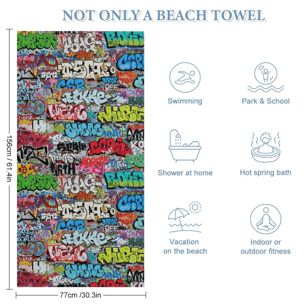 Beach Towel-61.4"x30.3"/156x77cm
