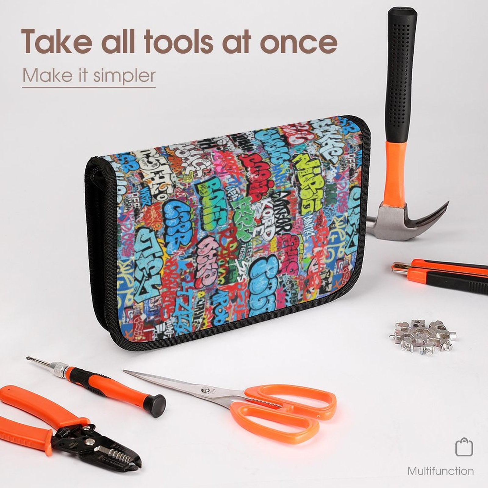 "Chaos Organized" Maximalist Tool Storage Pouch