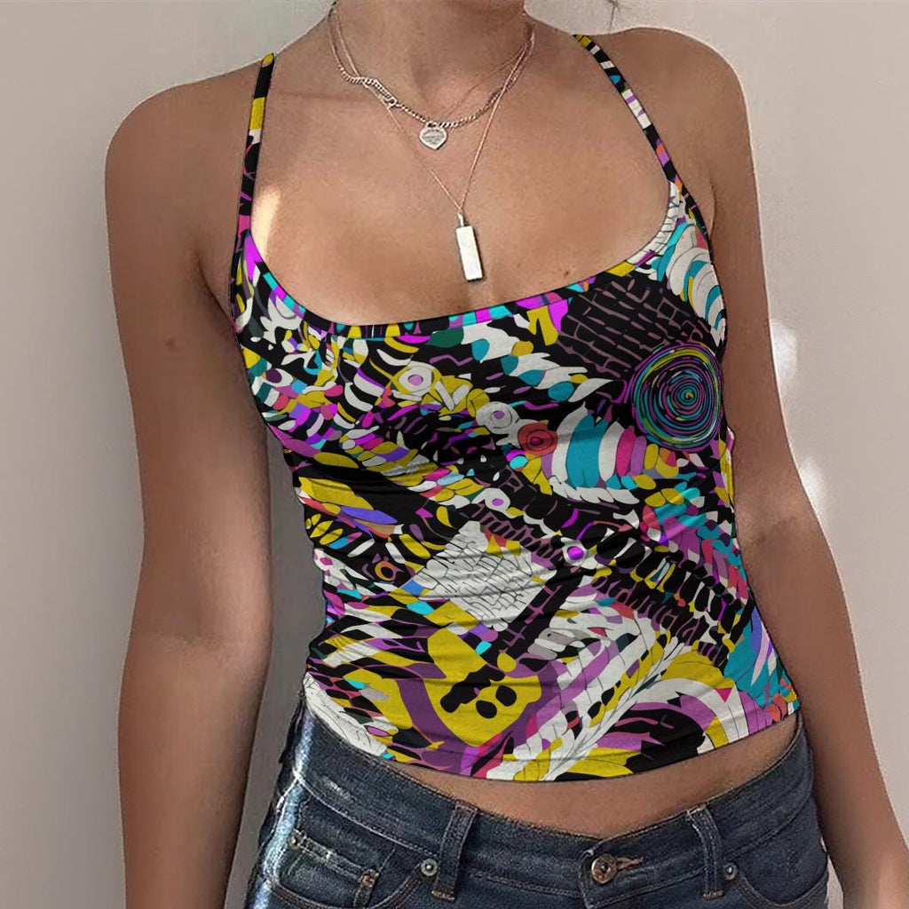 All-Over Print Women's Spaghetti Strap Tank Top