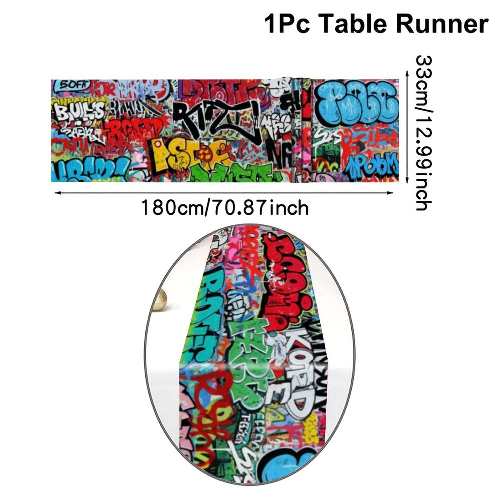 Christmas Table Runner(One-sided Printing)