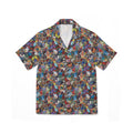 Surrealist Aloha Shirt: Men's PsychoCollage Camp Button Down