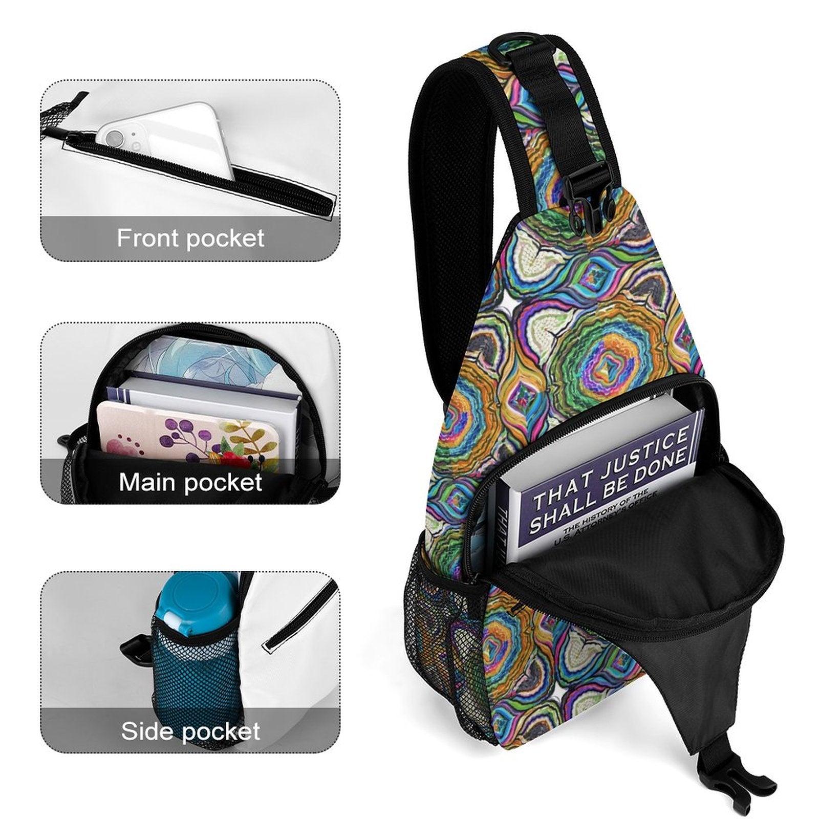 Create Unique Sling Bags with Our durable polyester (All-Over Printing)