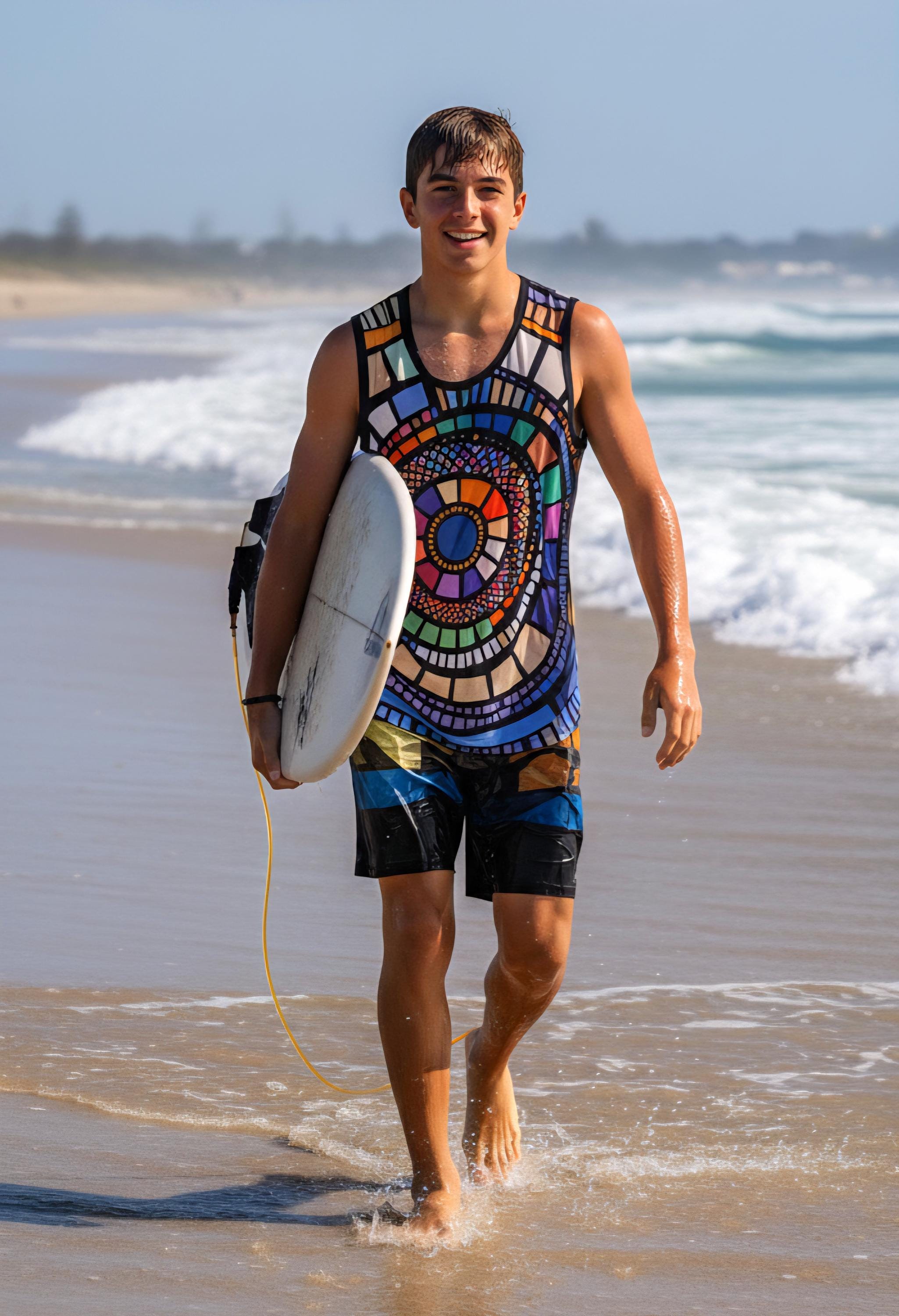 Dazzle the Court: Unleash Your Game with Our Hypnotic Spiral Basketball Jersey!