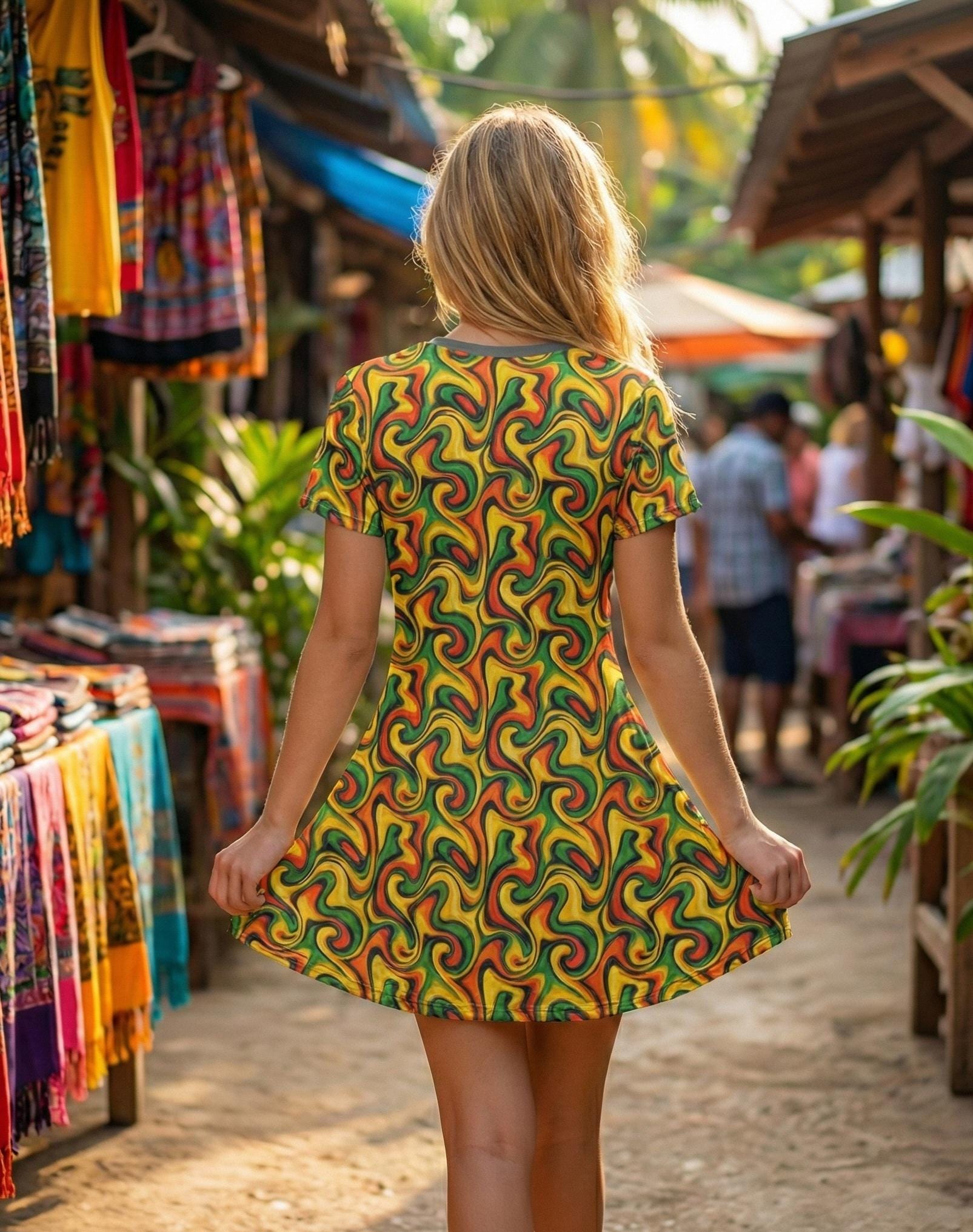 Tomboy Trip T-Shirt Dress: Summer Comfort Clothing