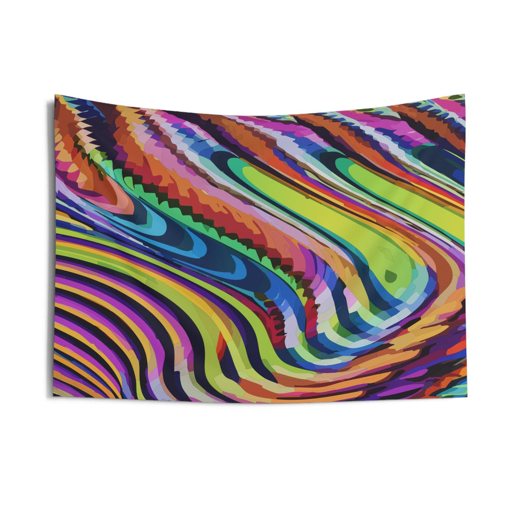 Psychedelic Abstract Wall Tapestry, Trippy Home Decor