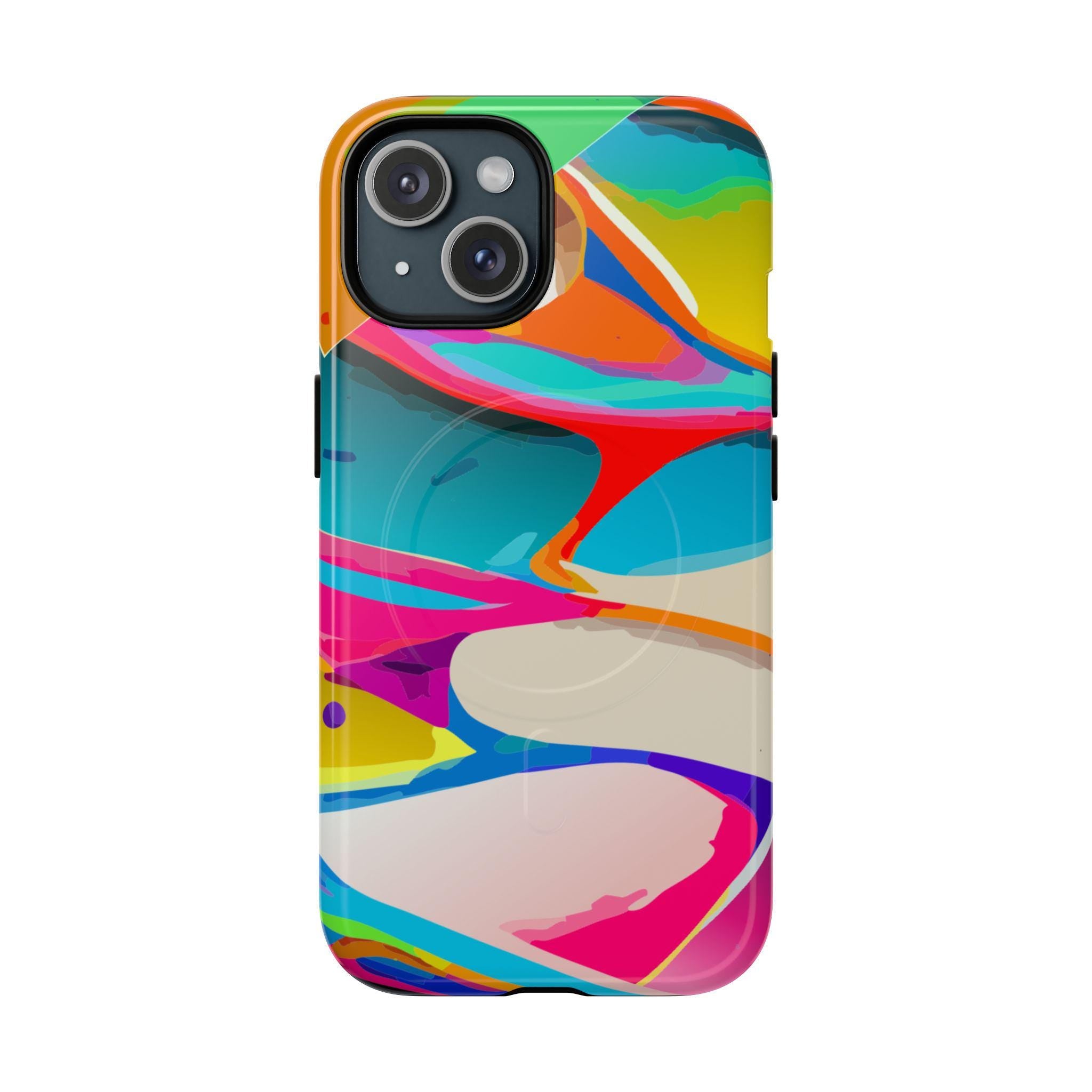 Abstract Color Splash Phone Case | Tough Magnetic Case