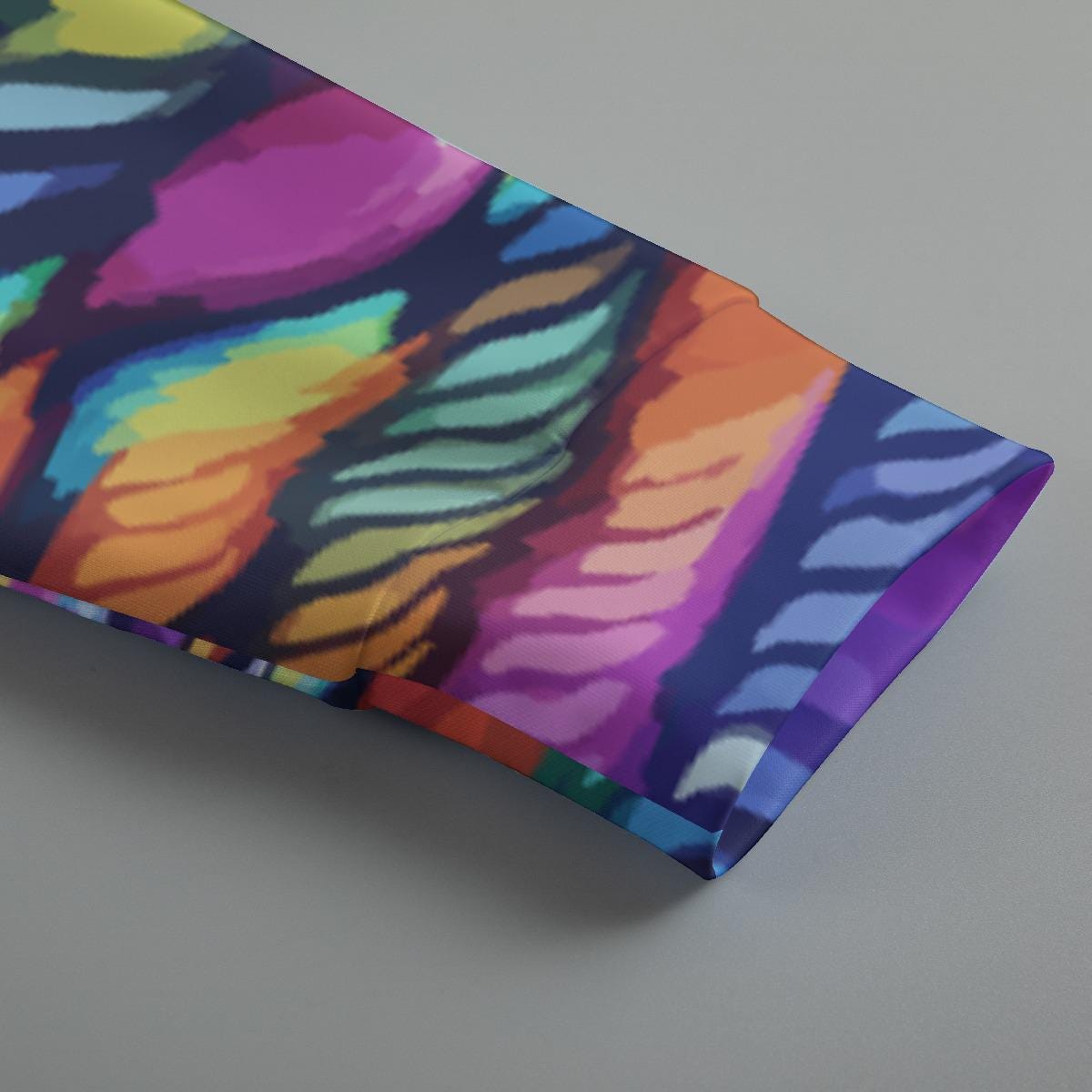 Vivid Brushstroke All-Over Print Streetwear Hoodie