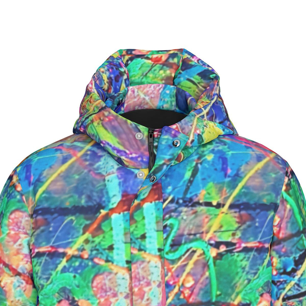 All-Over Print Unisex Long Down Jacket