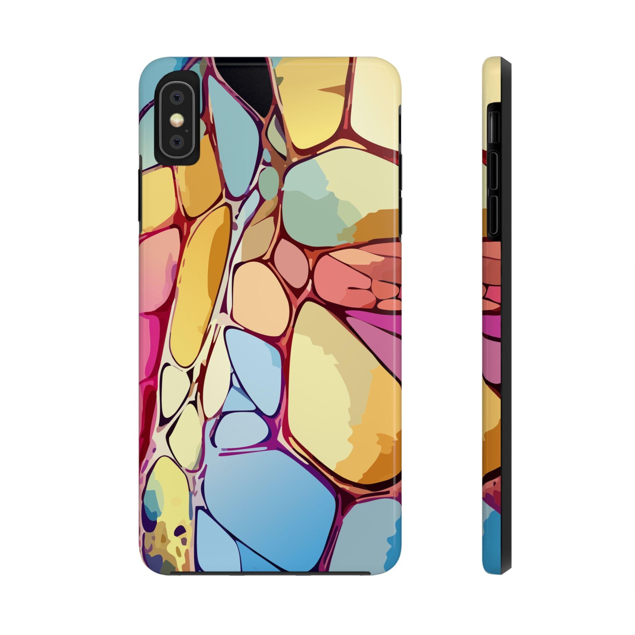 Chalk Stones Print Phone Case: Lexan Plastic, Shock Absorbent
