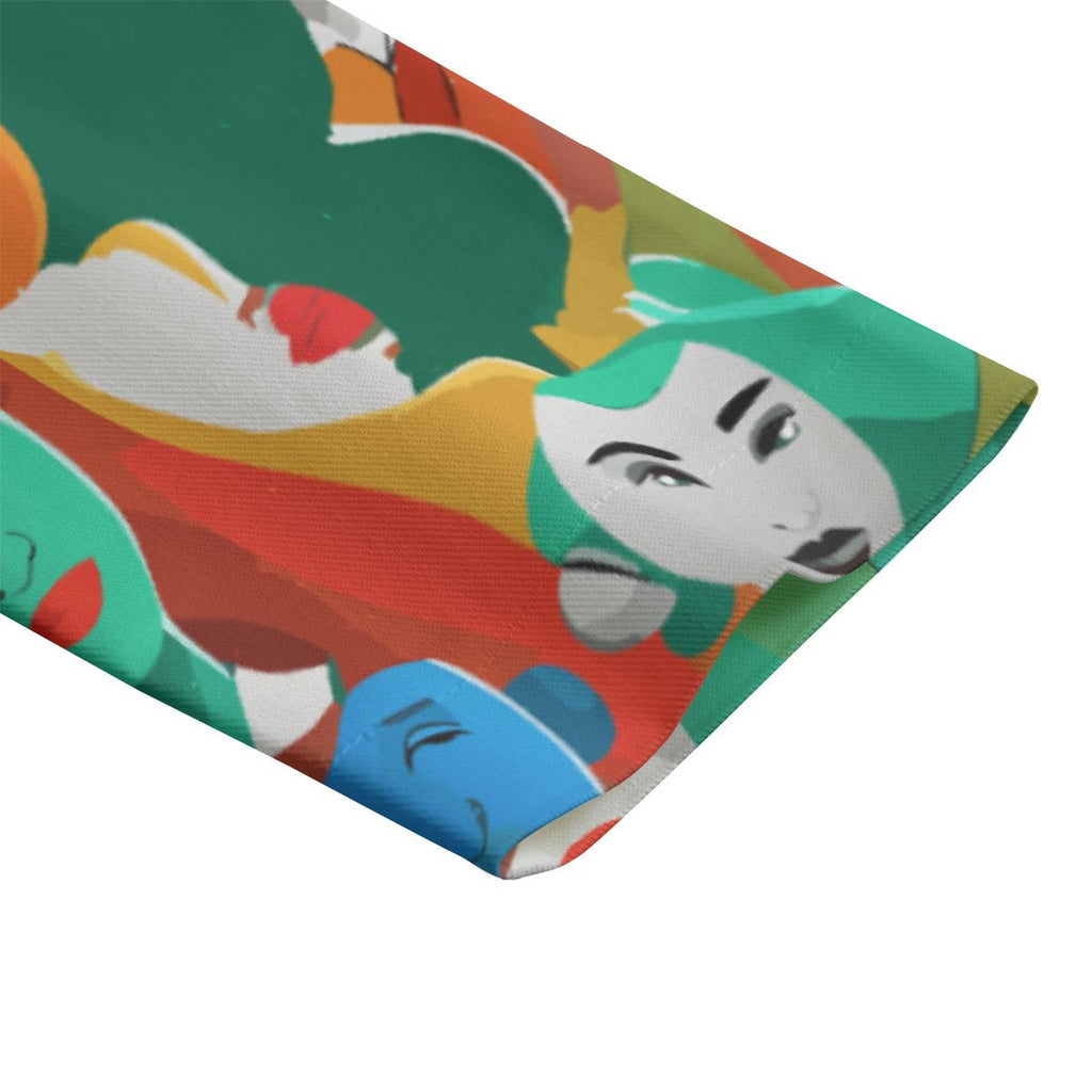 Urban Crowd Faces All-Over Print Blazer