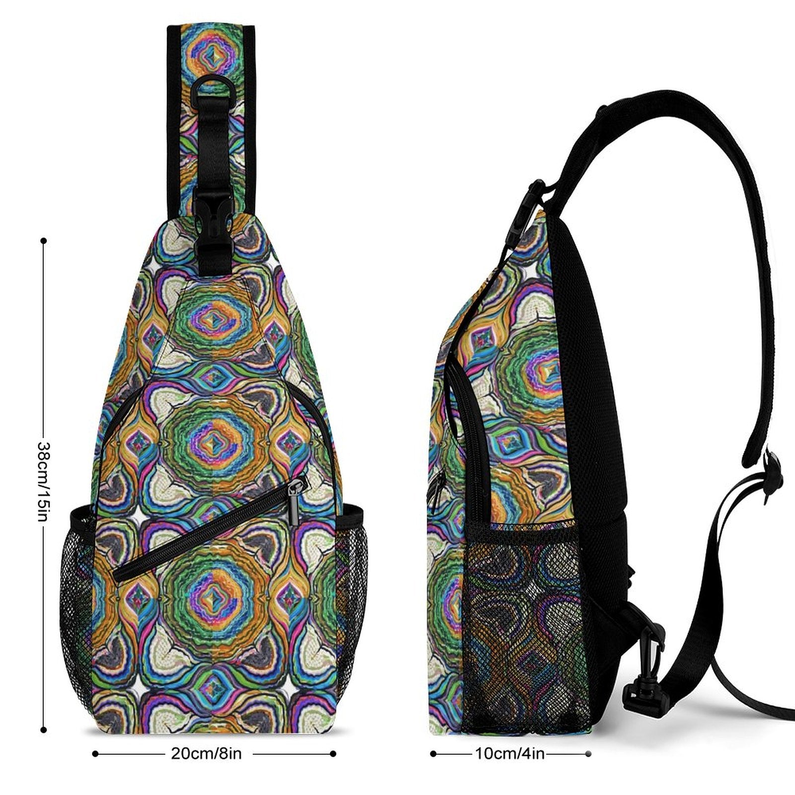 Create Unique Sling Bags with Our durable polyester (All-Over Printing)