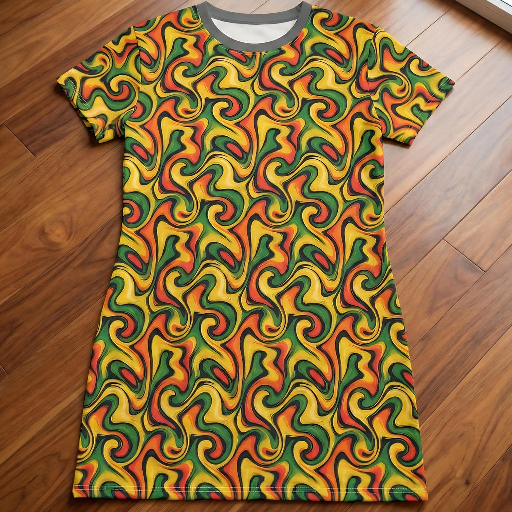 Tomboy Trip T-Shirt Dress: Summer Comfort Clothing