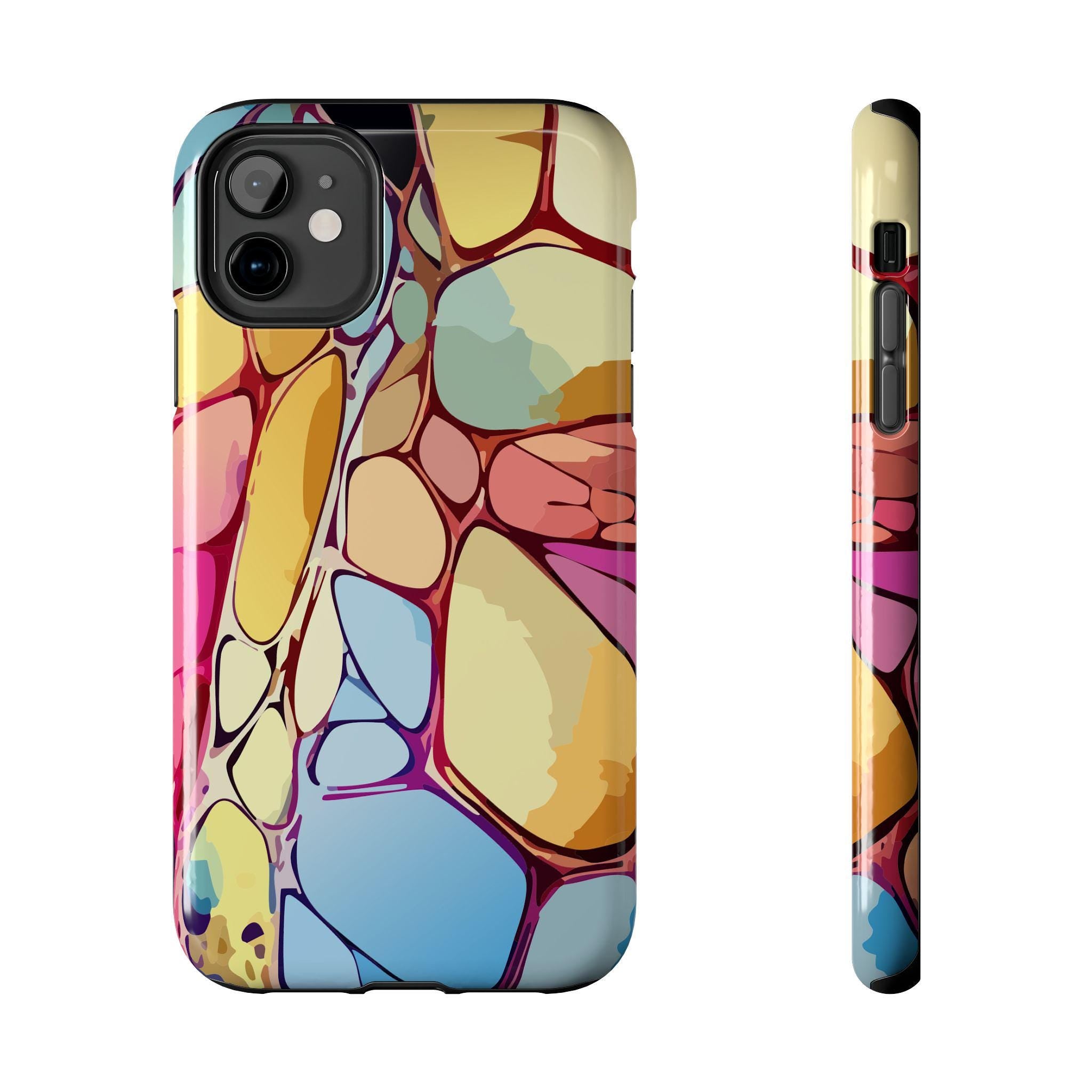 Chalk Stones Print Phone Case: Lexan Plastic, Shock Absorbent