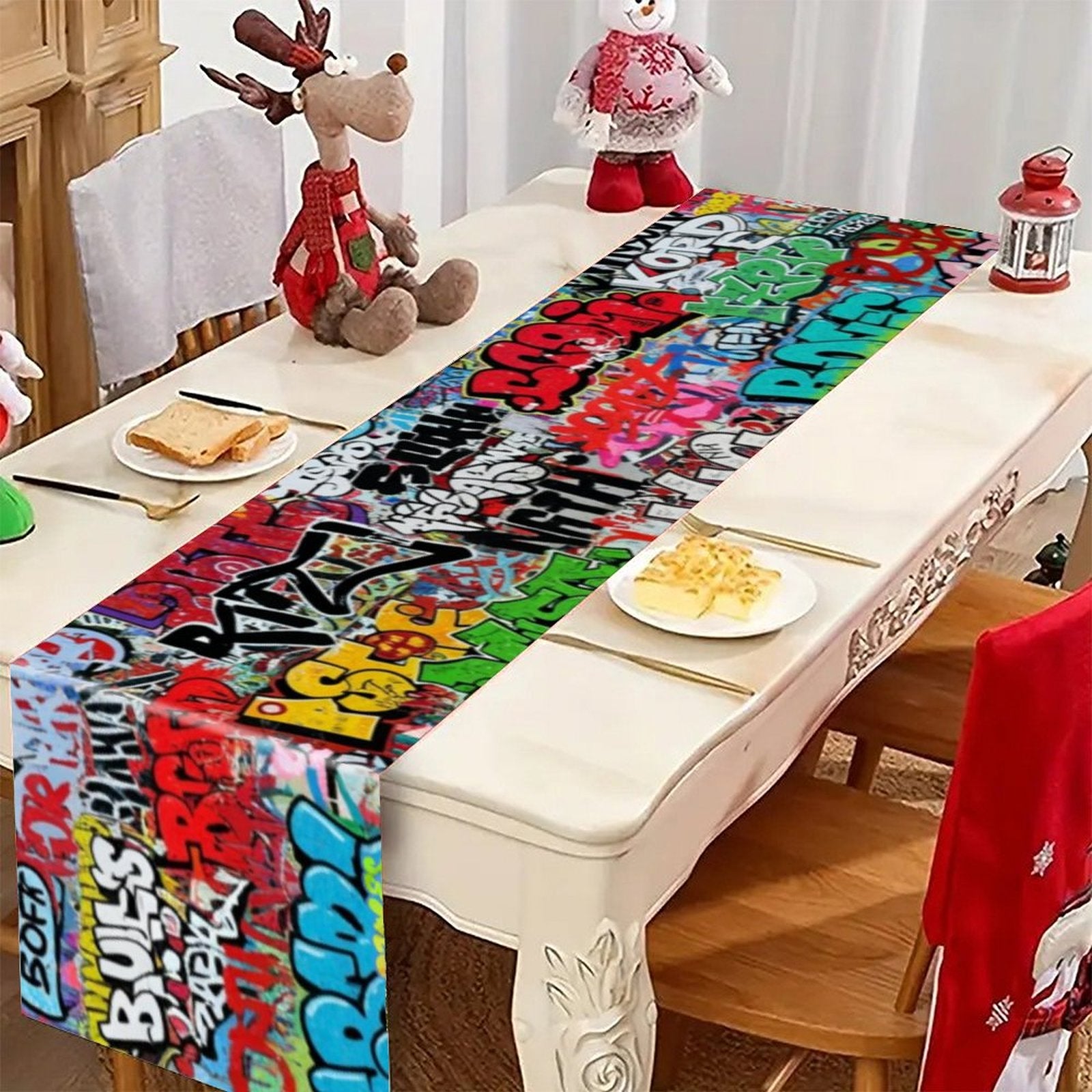 Christmas Table Runner(One-sided Printing)