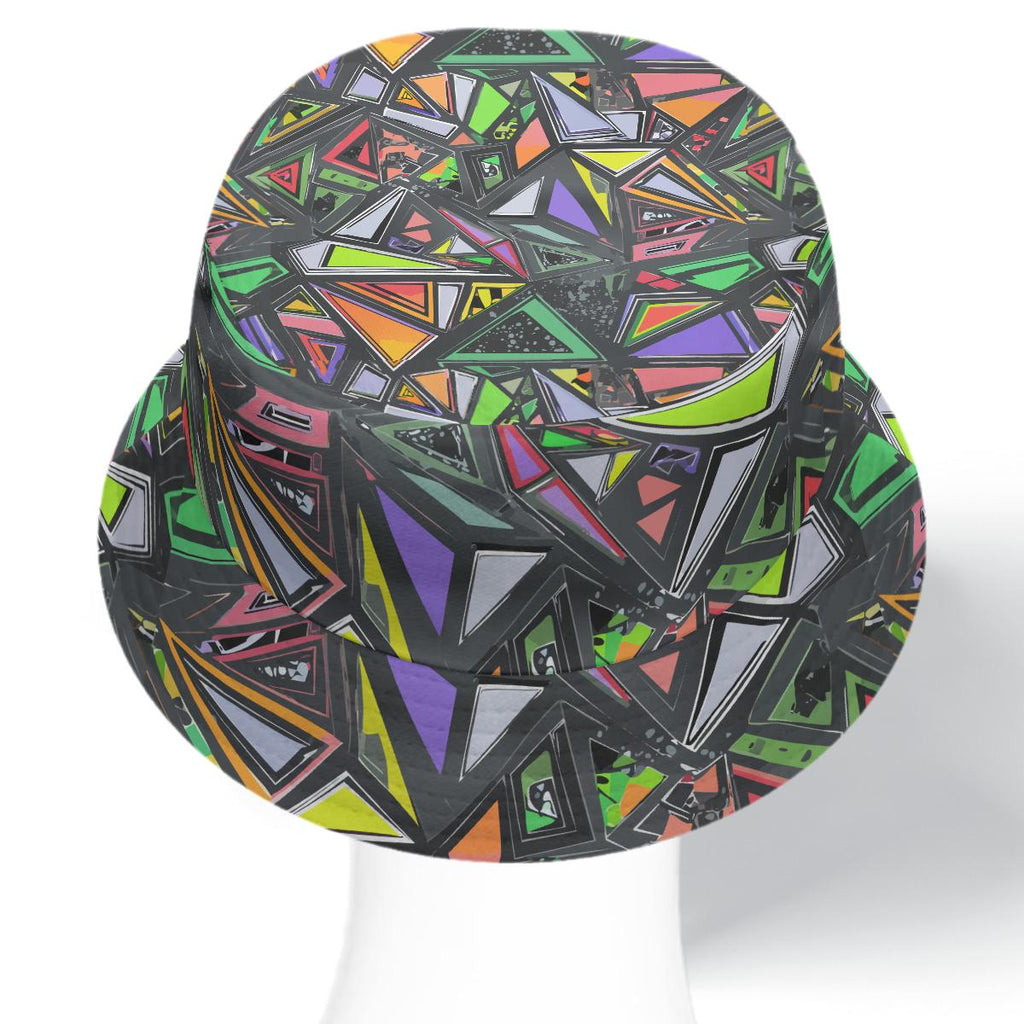 Stained Glass Rave All-Over Print Bucket Hat