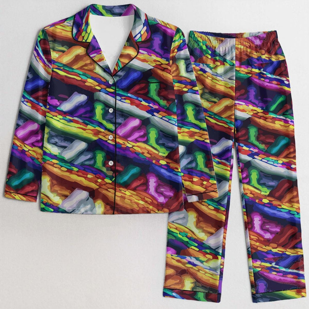 Neon Jellybean All-Over Print Urban Pajama Set