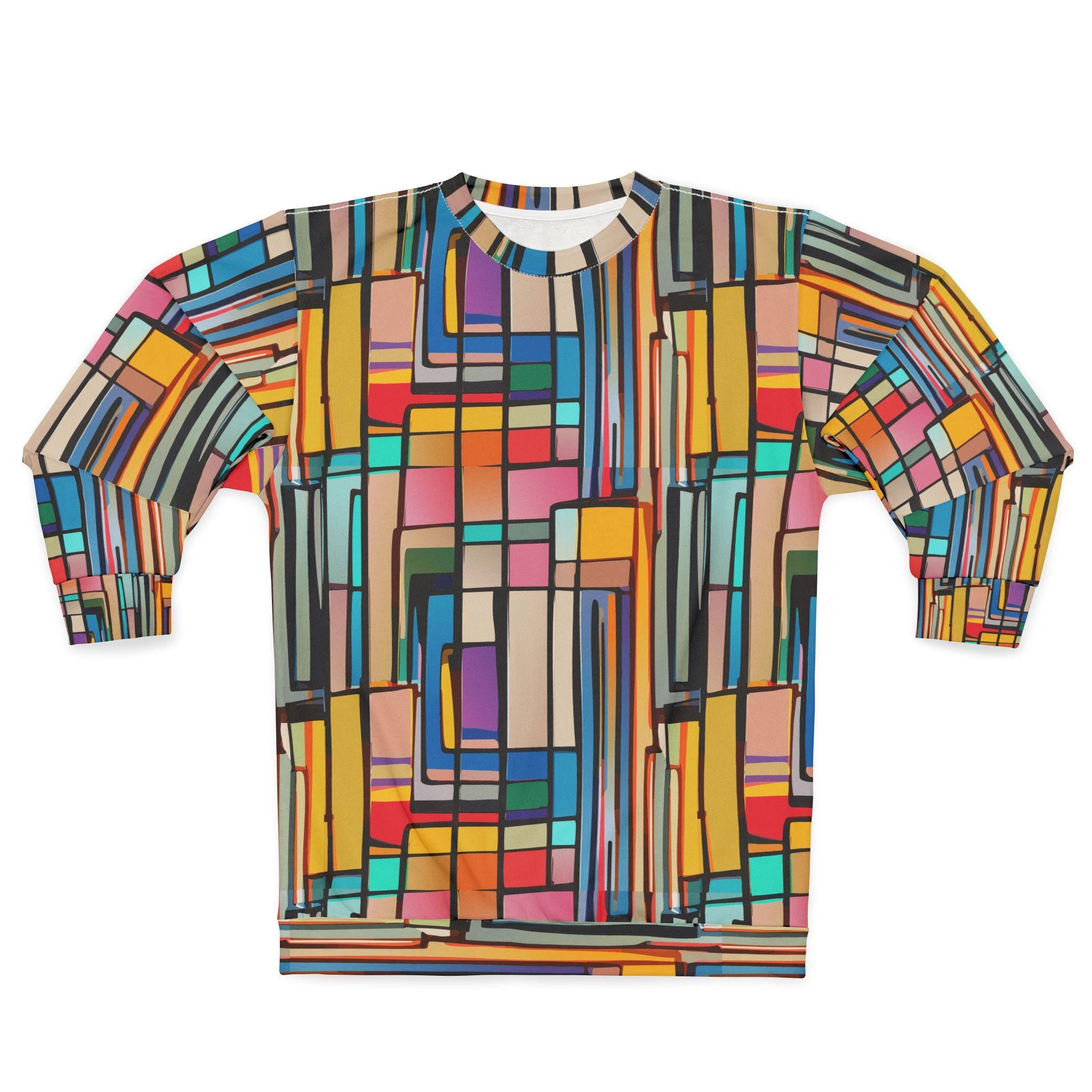 Colorful Geometric Abstract Sweatshirt | All-Over Print
