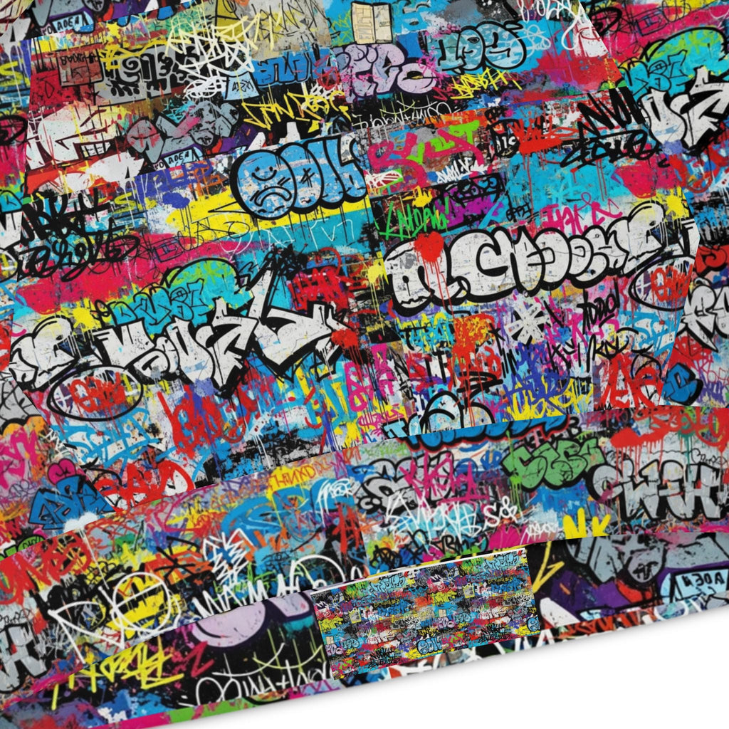 Abstract Graffiti Children's Hoodie: Wild Streetwear Pullover Gift For Kids