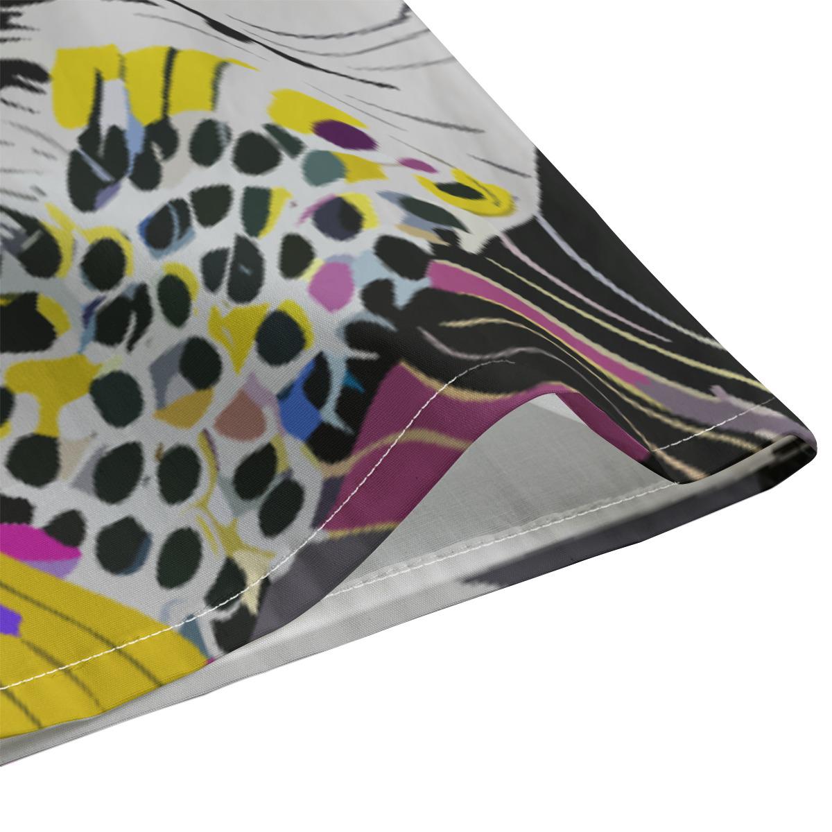 Dark Knight Lapel Collared AOP Maximalist Design |115GSM Cotton poplin