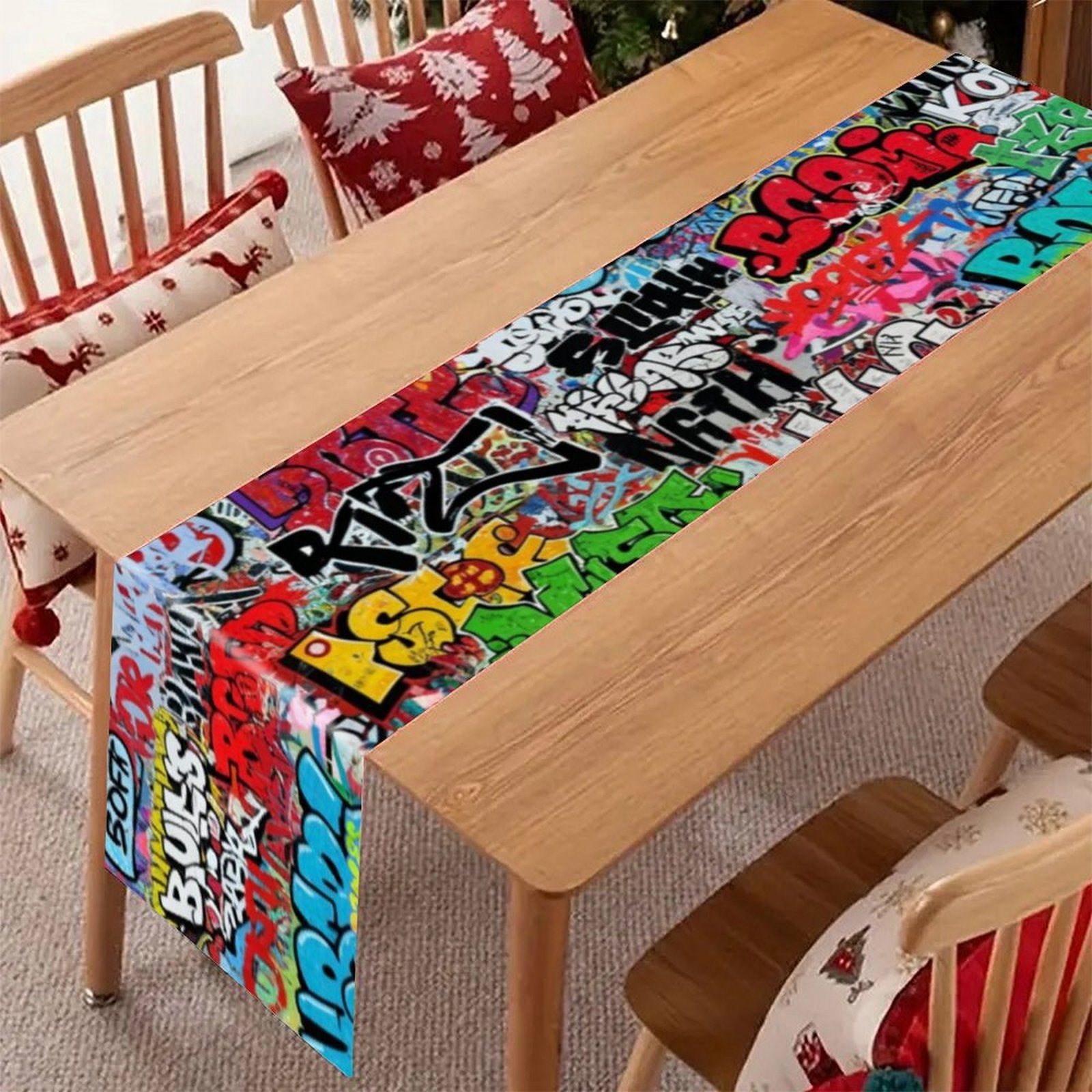 Christmas Table Runner(One-sided Printing)