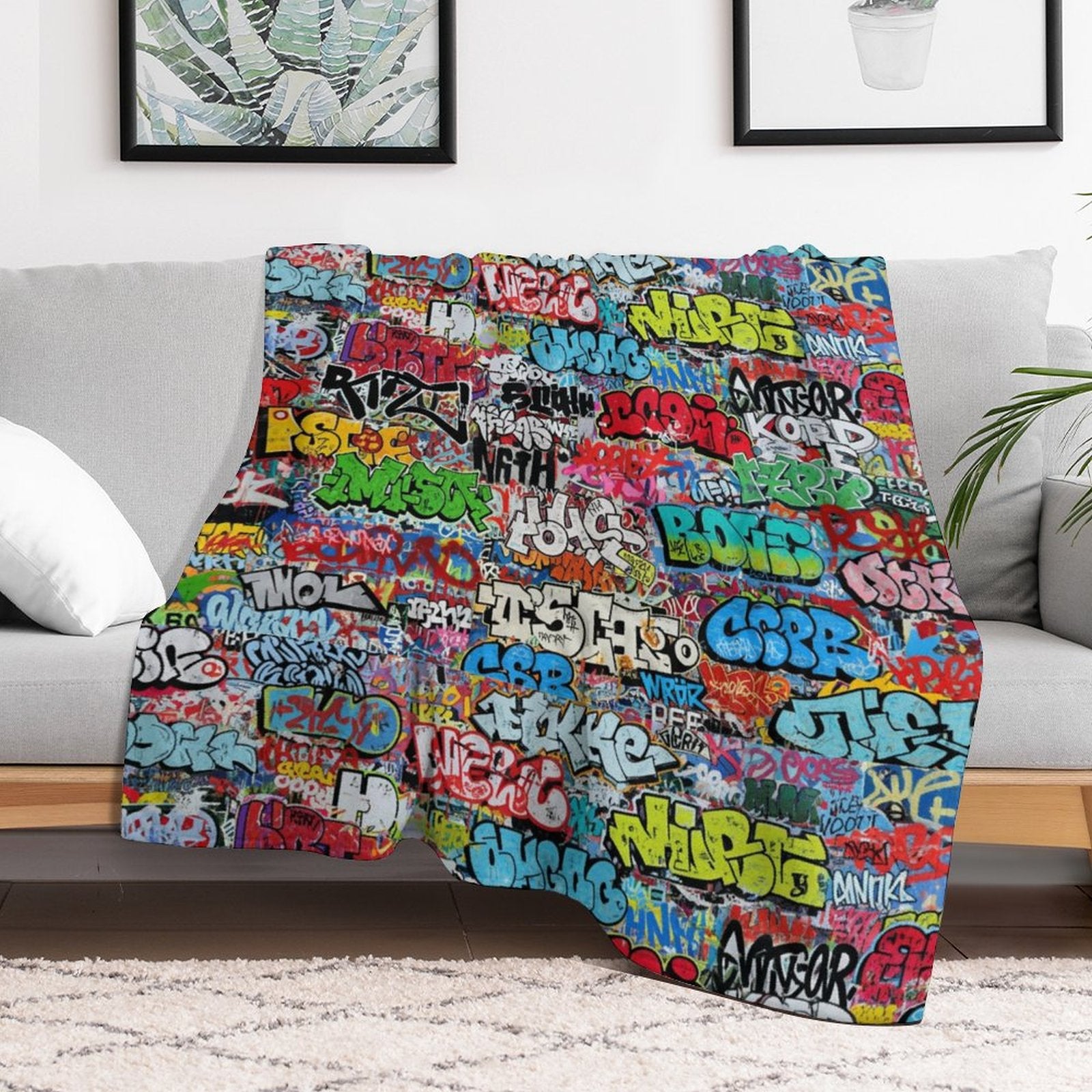 280gsm Flannel Throw Blanket for Bedroom-30"×40"