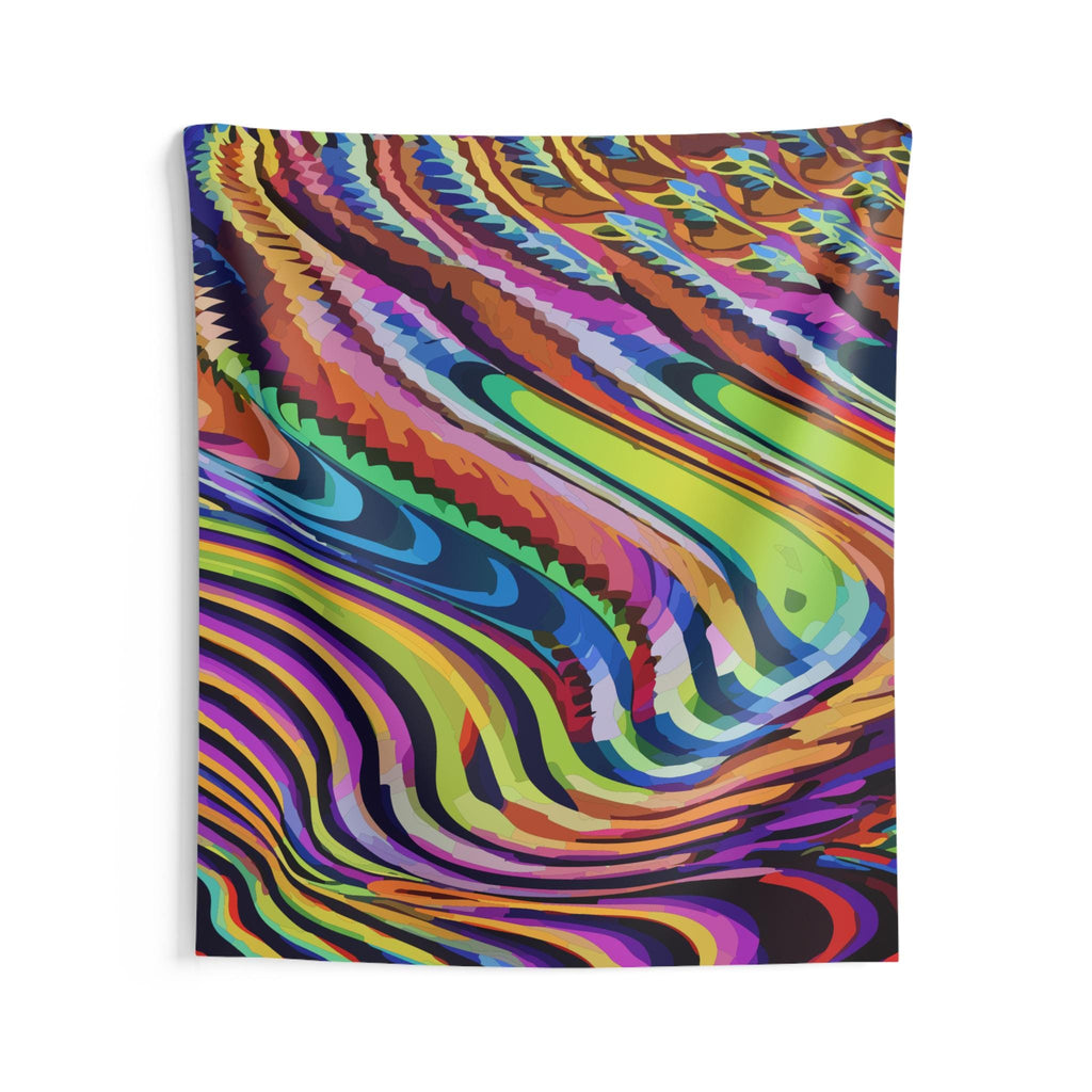 Psychedelic Abstract Wall Tapestry, Trippy Home Decor