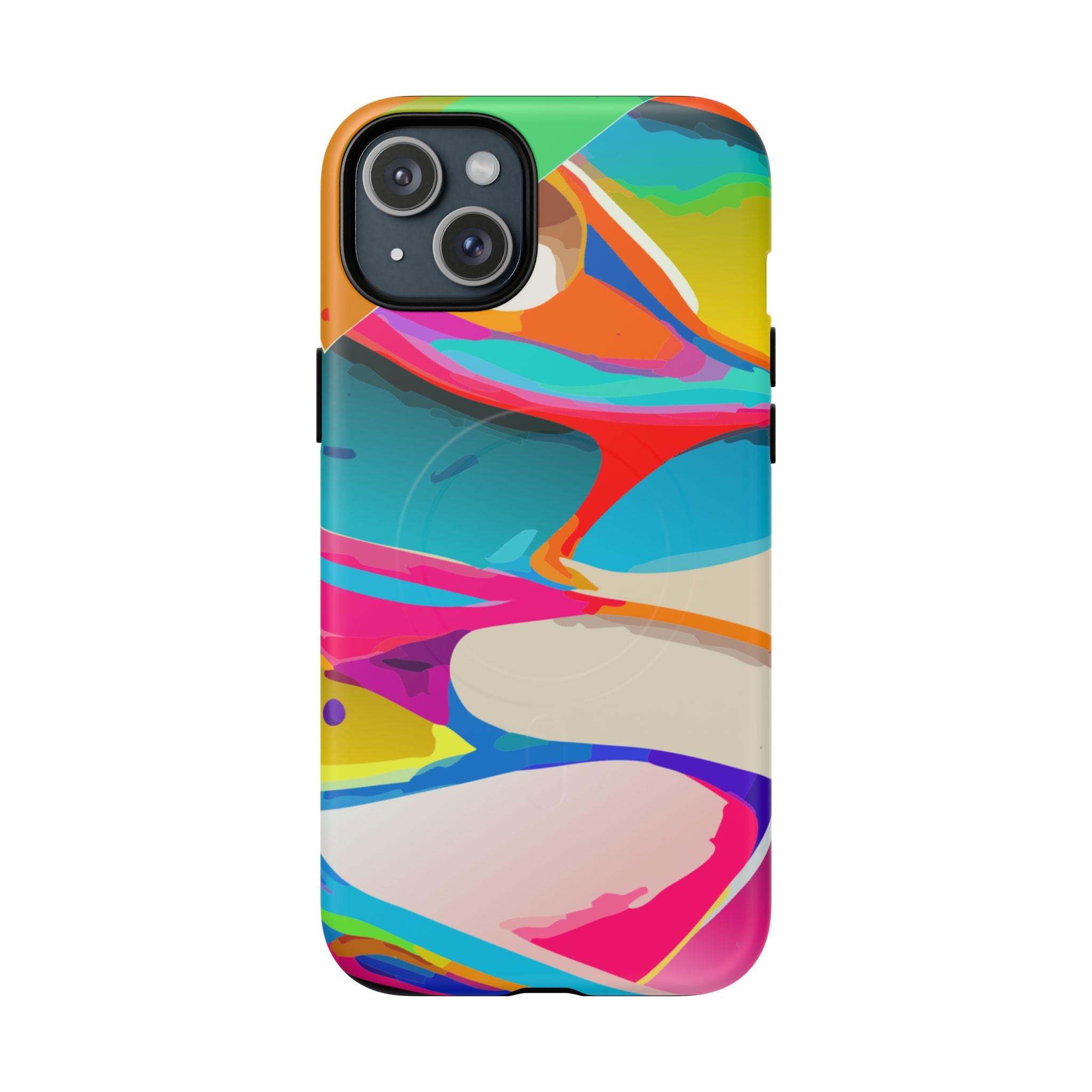 Abstract Color Splash Phone Case | Tough Magnetic Case