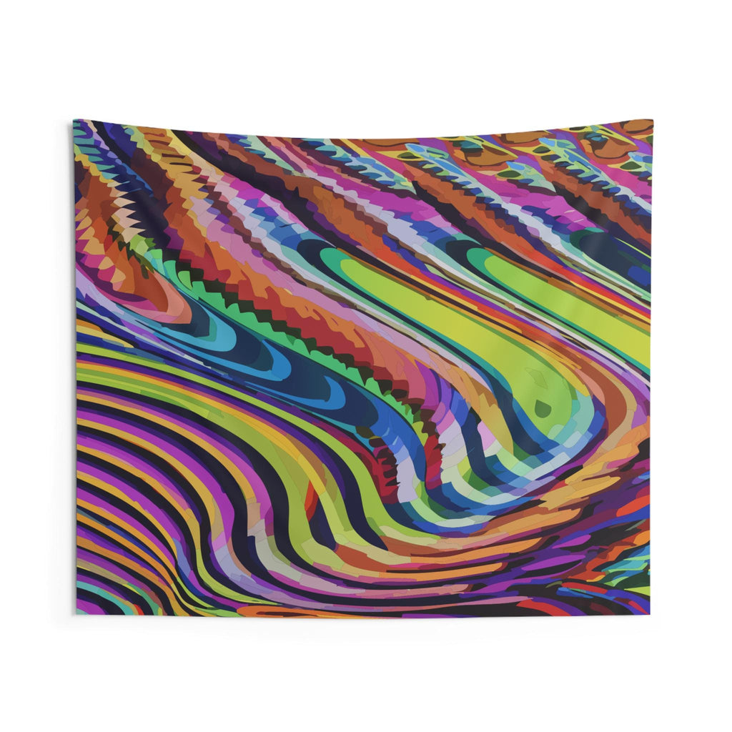 Psychedelic Abstract Wall Tapestry, Trippy Home Decor