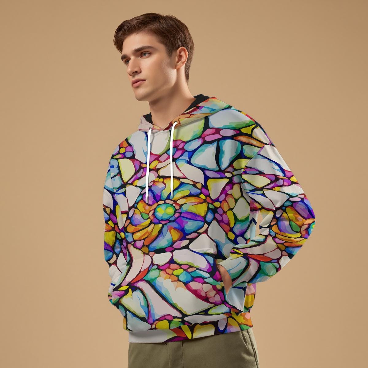 All-Over Print Unisex Pullover Hoodie | 310GSM Cotton