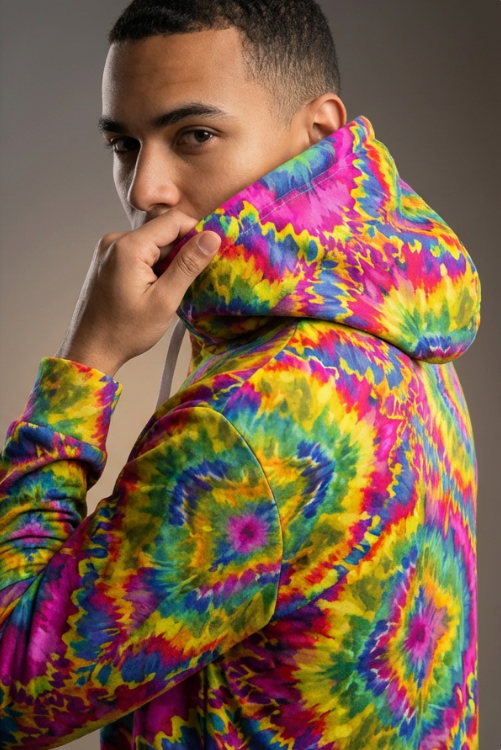 "Floral Chaos" Maximalist Sunflower Hoodie