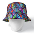 Stained Glass Rave All-Over Print Bucket Hat