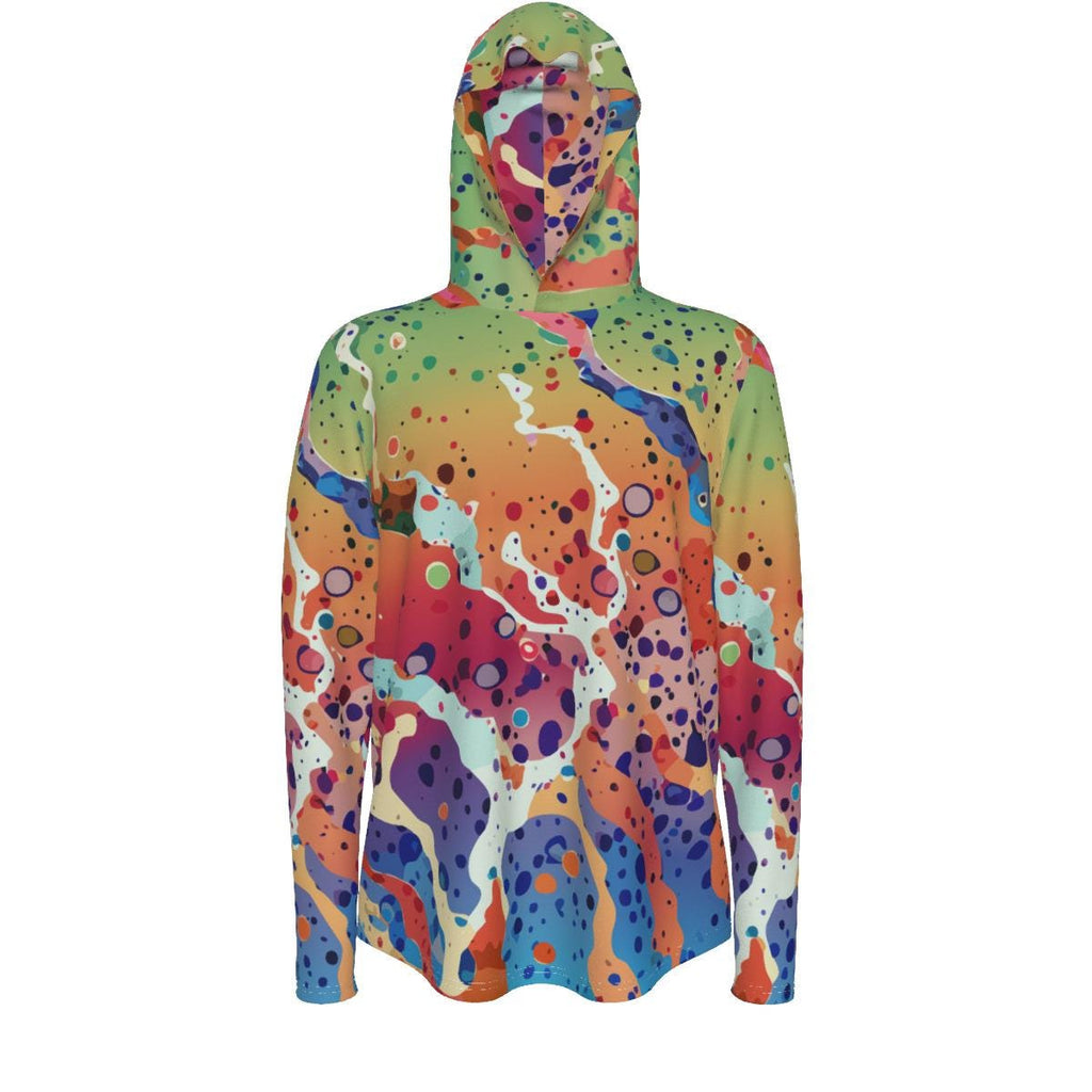 All-Over Print Men's Sunscreen  Sports Hoodie With Thumb Holes
