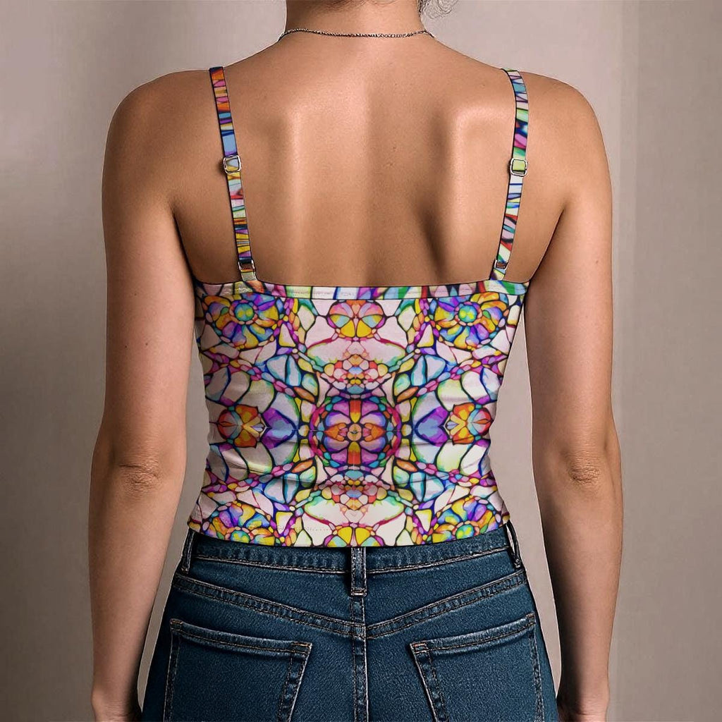 All-Over Print Women's Spaghetti Strap Tank Top