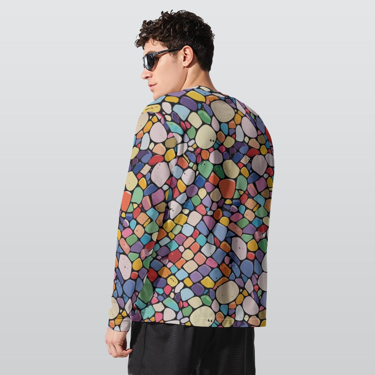 All-Over Print Long Sleeve T-Shirt | 190GSM Cotton