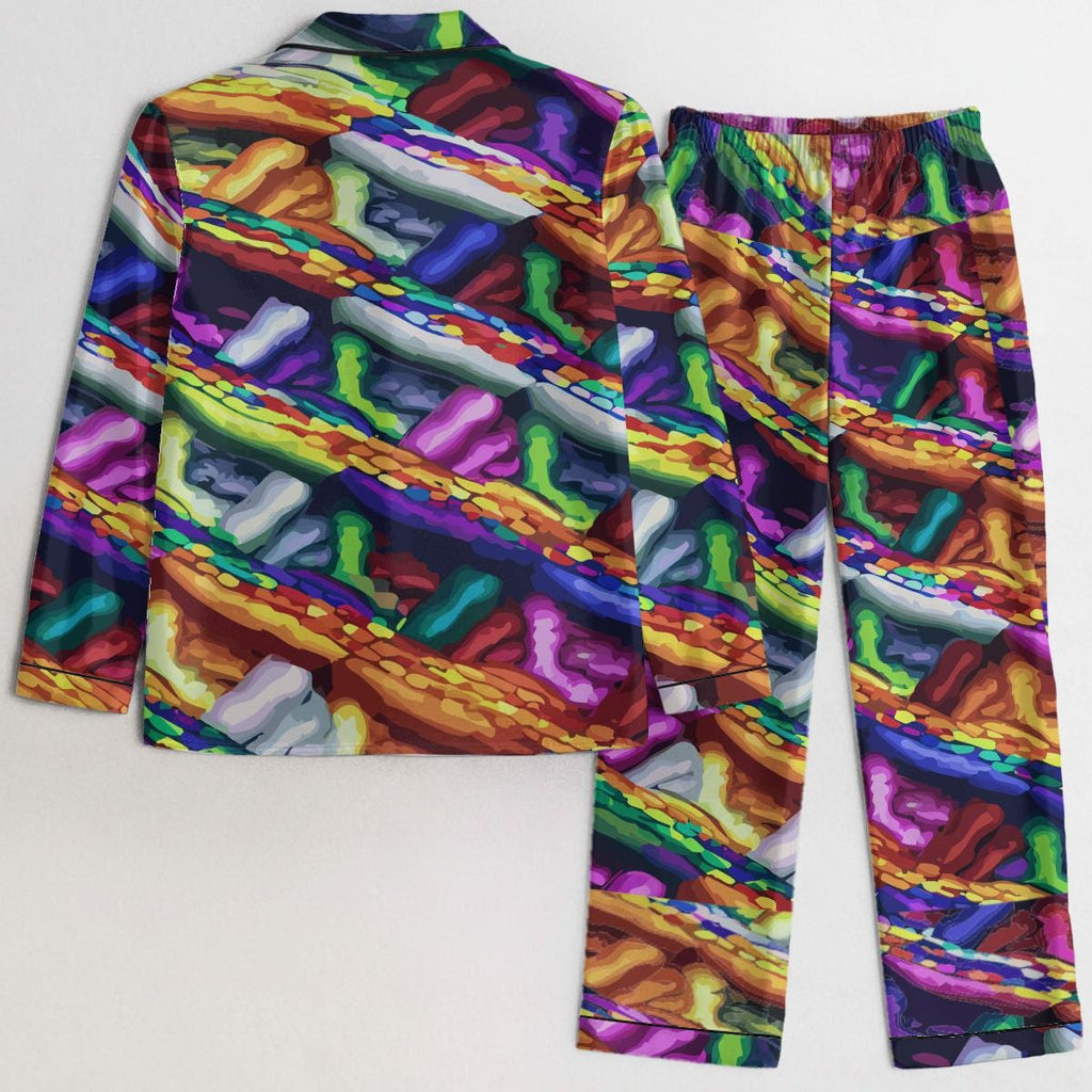 Neon Jellybean All-Over Print Urban Pajama Set
