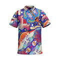 Abstract Swirl All-Over Print Streetwear Shirt