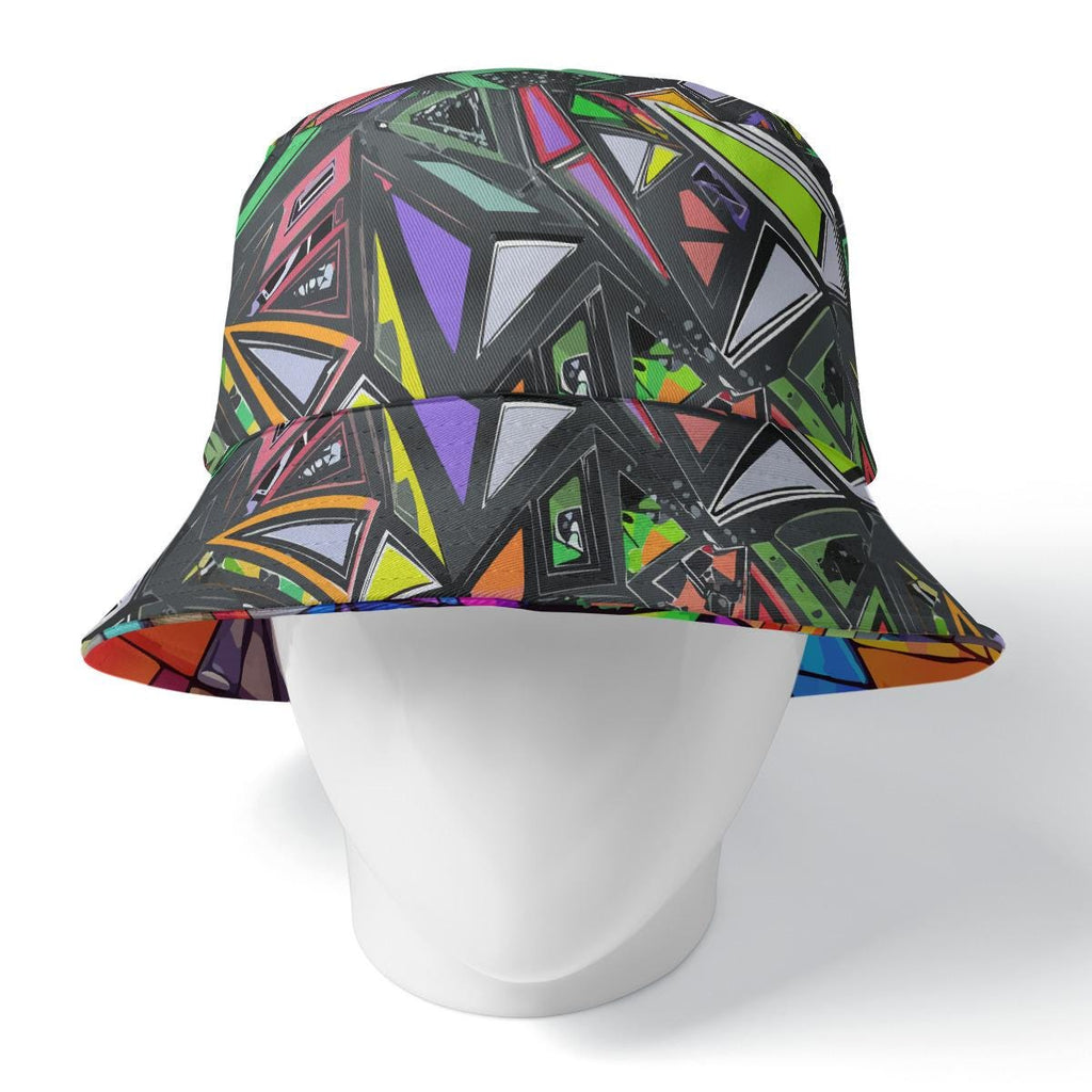Stained Glass Rave All-Over Print Bucket Hat