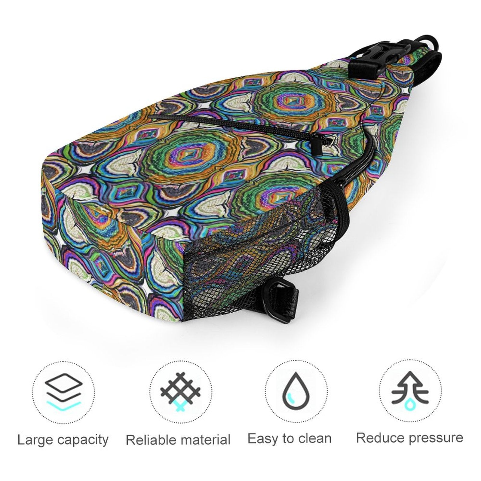 Create Unique Sling Bags with Our durable polyester (All-Over Printing)