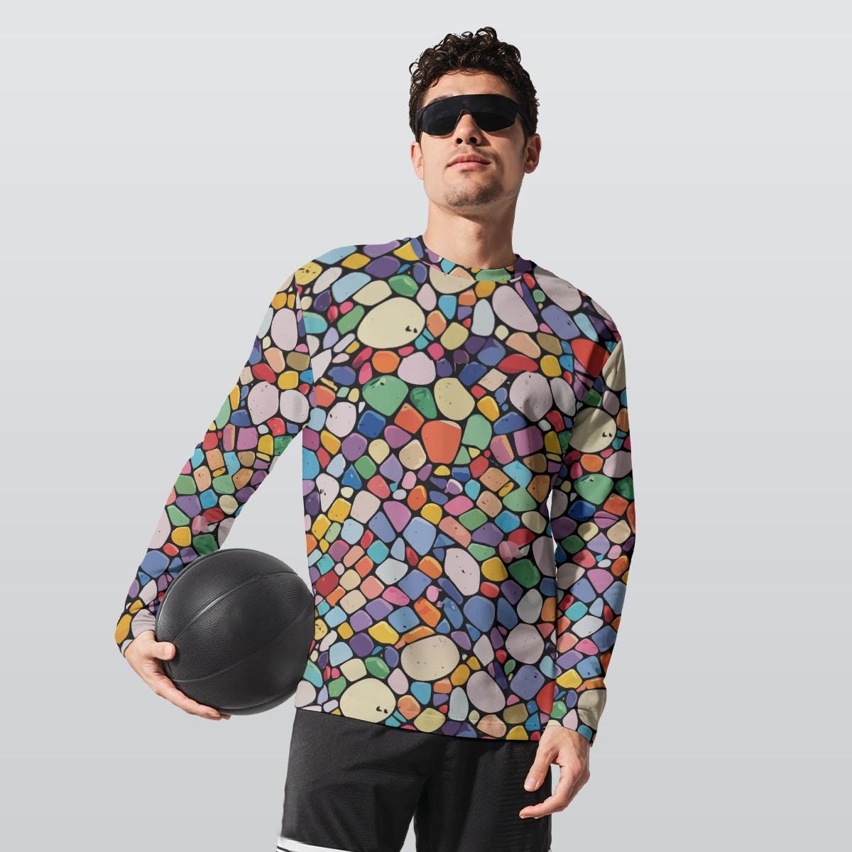 All-Over Print Long Sleeve T-Shirt | 190GSM Cotton