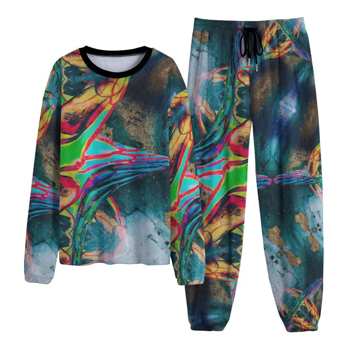 All-Over Print Unisex Thicken Pajama Suit